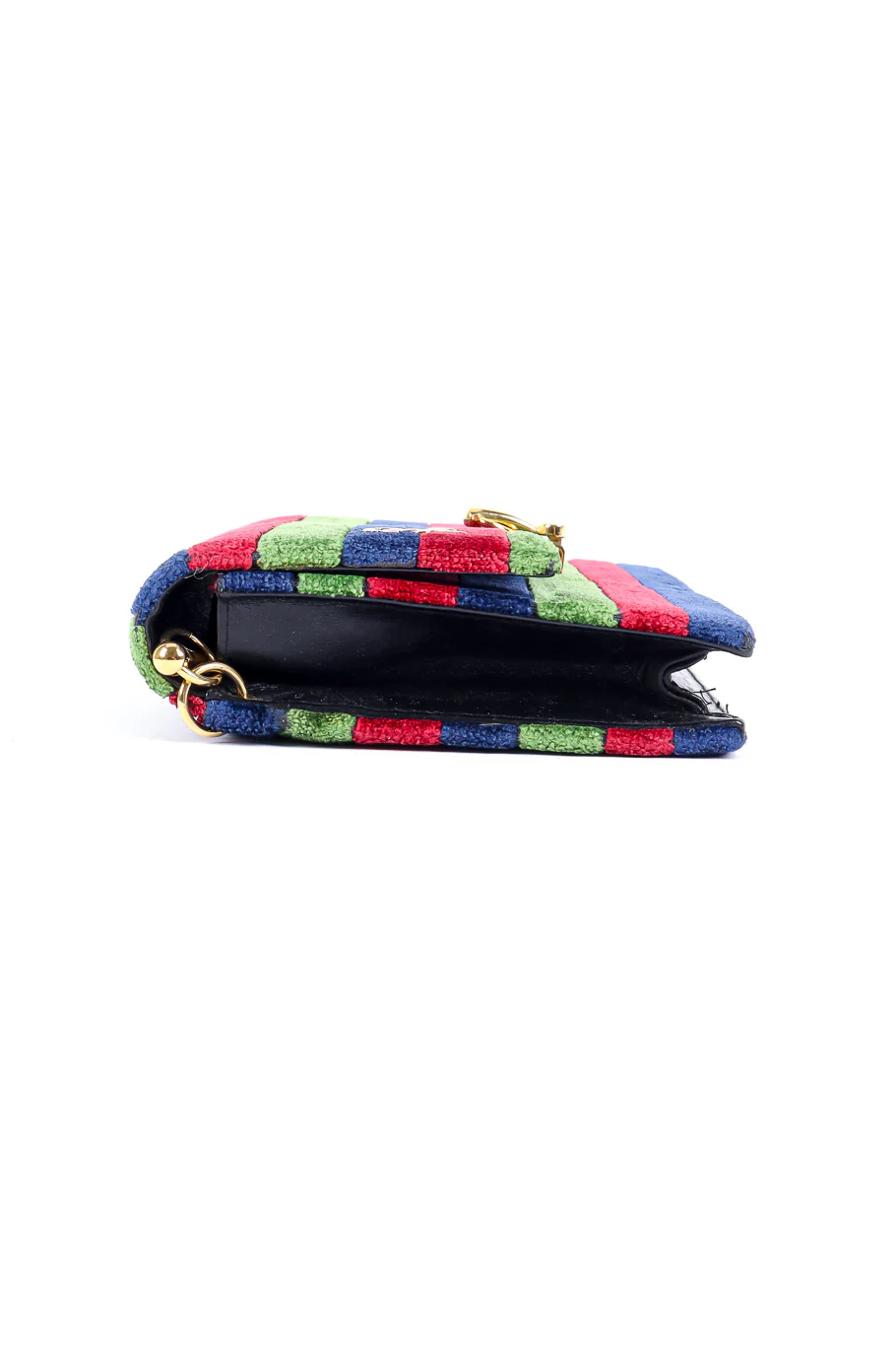 Velvet Stripe Shoulder Bag - Image 5