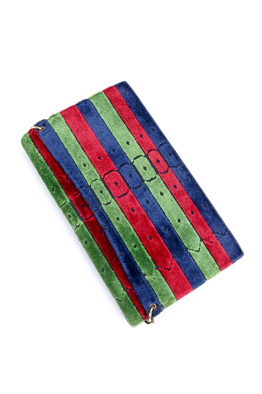 Velvet Stripe Shoulder Bag - Image 7