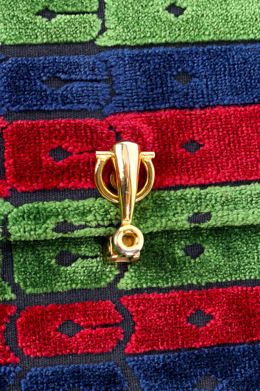 Velvet Stripe Shoulder Bag - Image 9