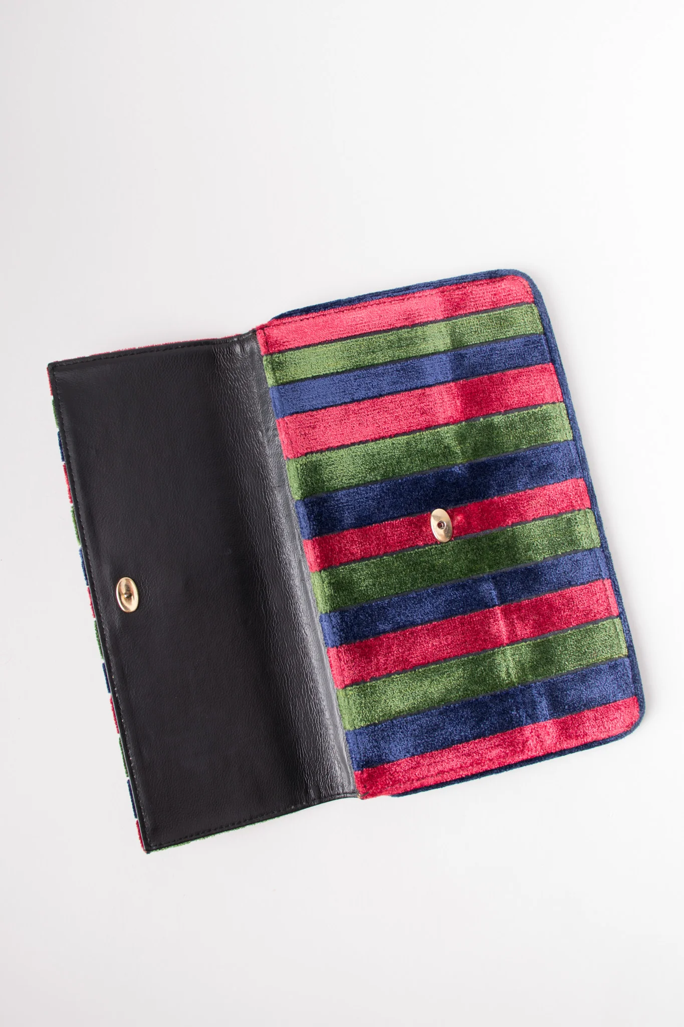 Velvet Striped Envelope Clutch - Image 17