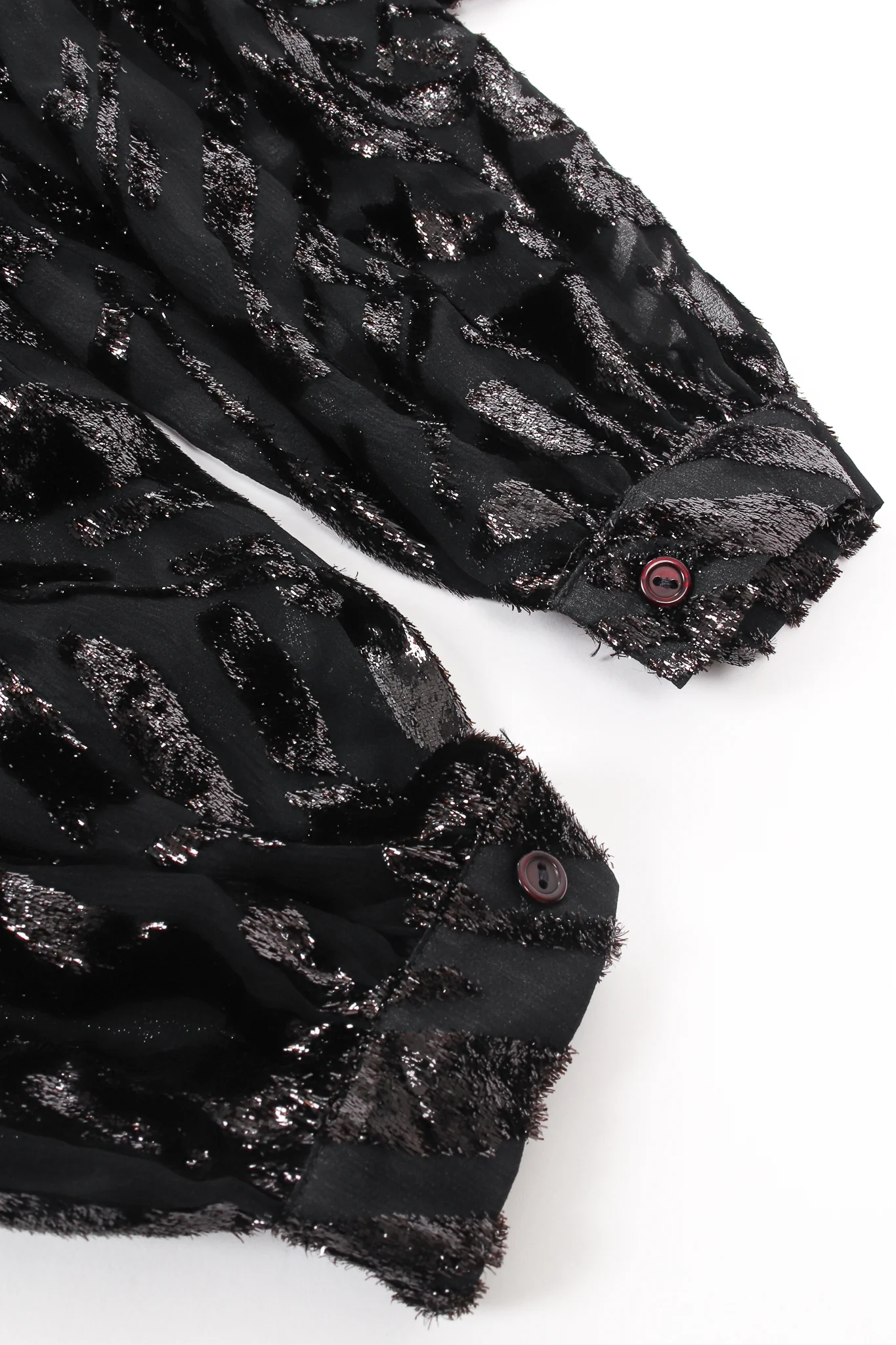 Velvet Tinsel Burnout Blouse - Image 8