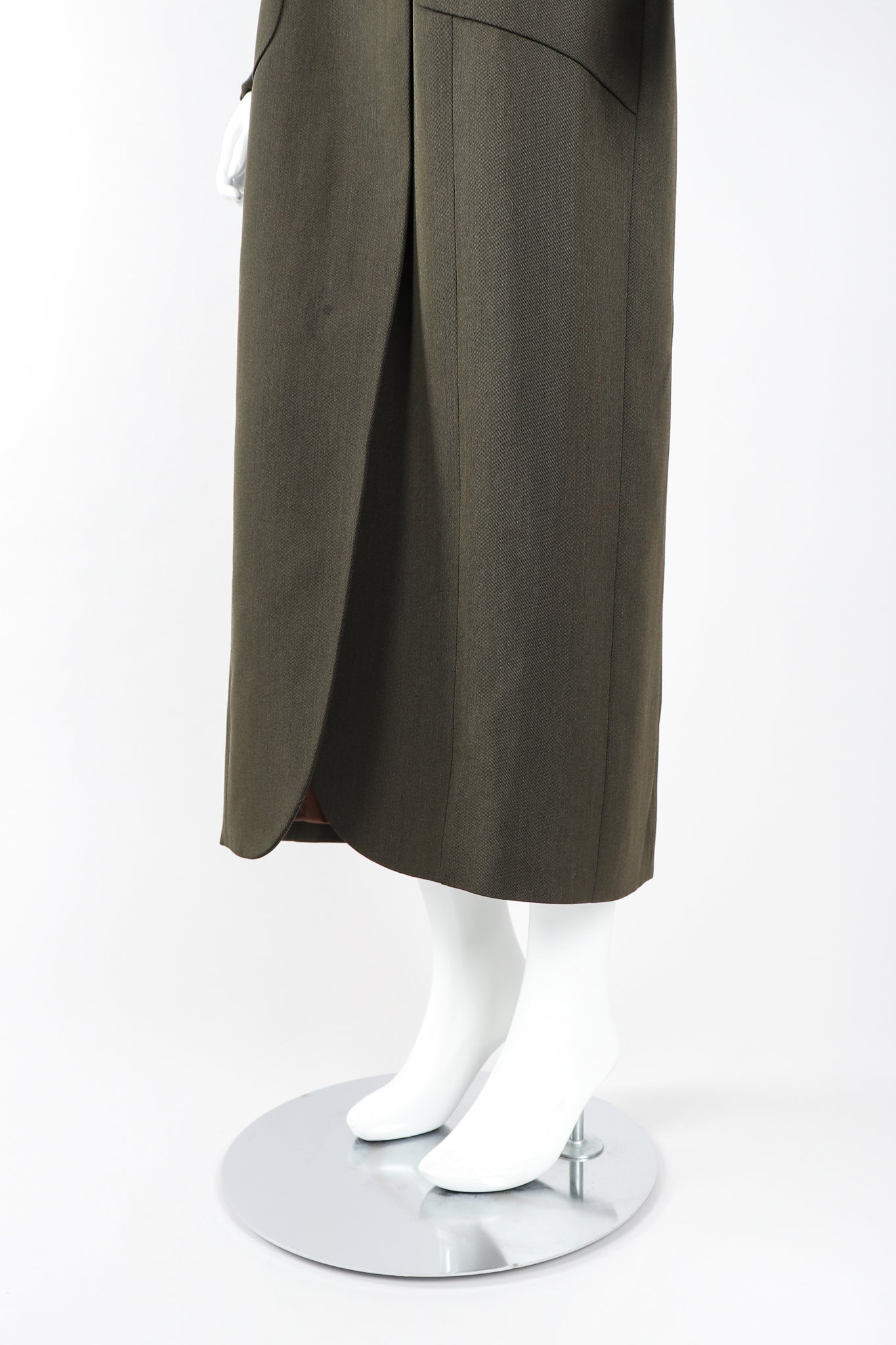 Velvet Tipped Reefer Coat - Image 5