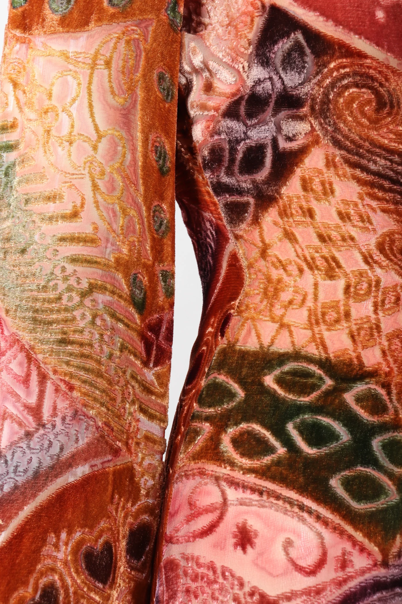 Velvet Woodblock Burnout Gown - Image 14