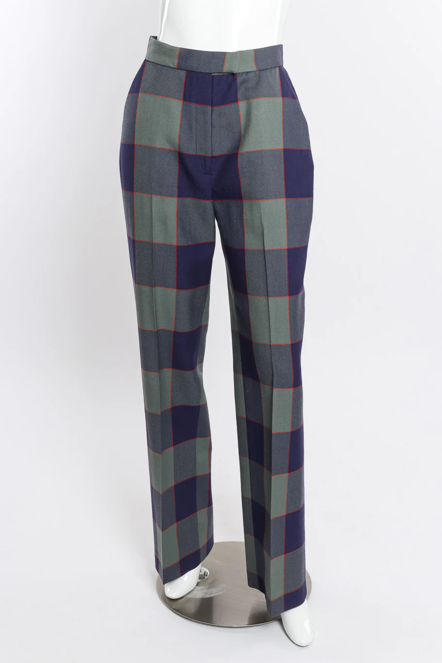 Velvet & Wool Plaid Suit - Image 5