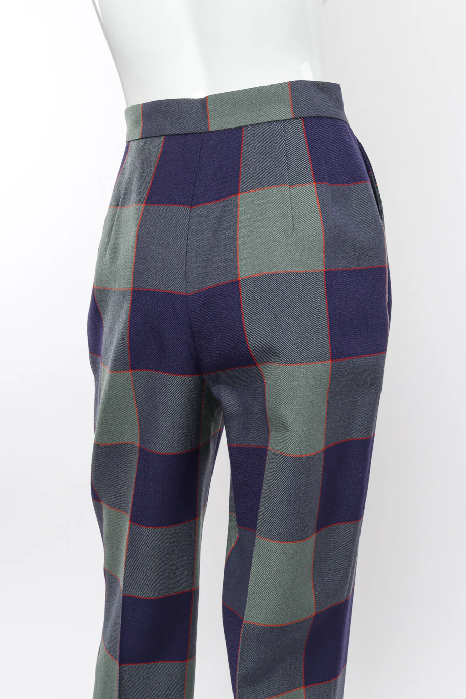 Velvet & Wool Plaid Suit - Image 7