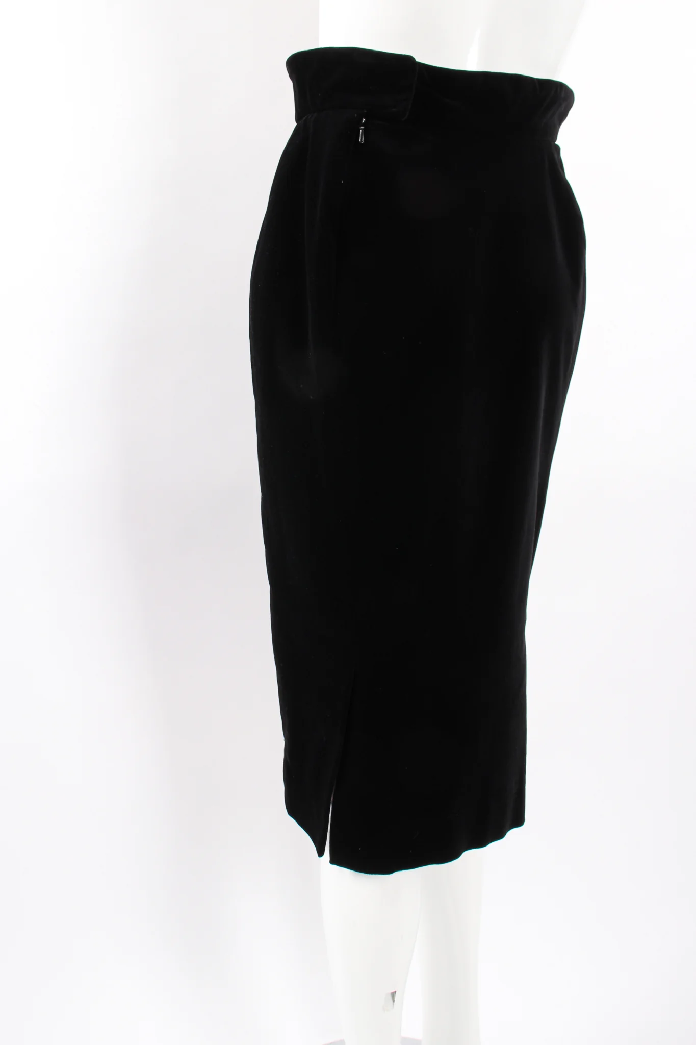 Velvet Yoke Cinch Skirt - Image 2