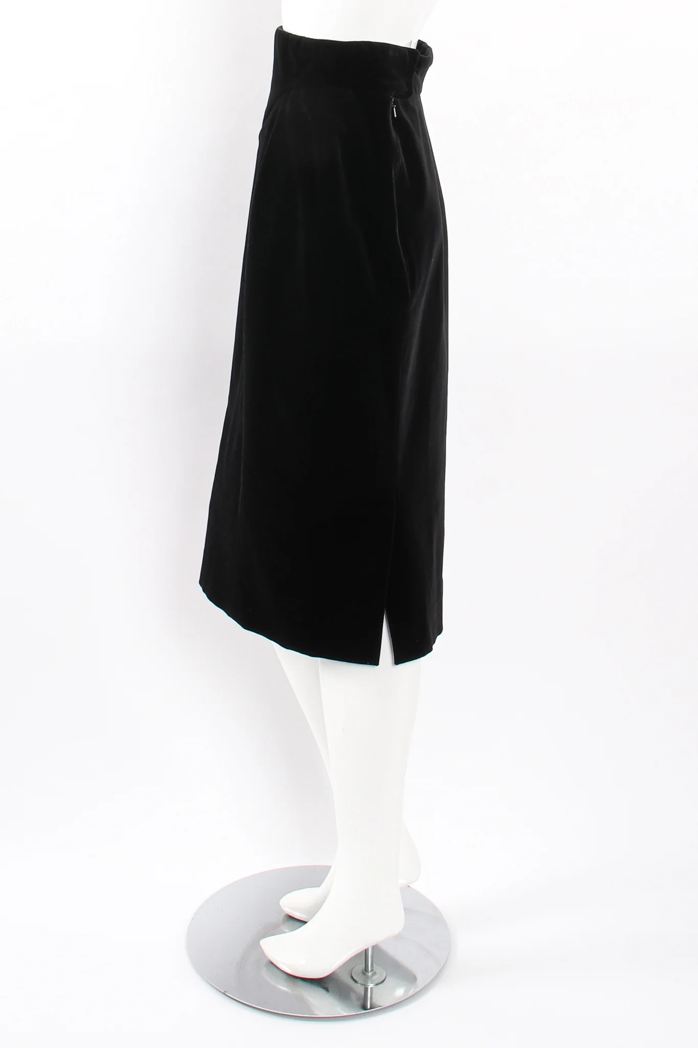 Velvet Yoke Cinch Skirt - Image 5