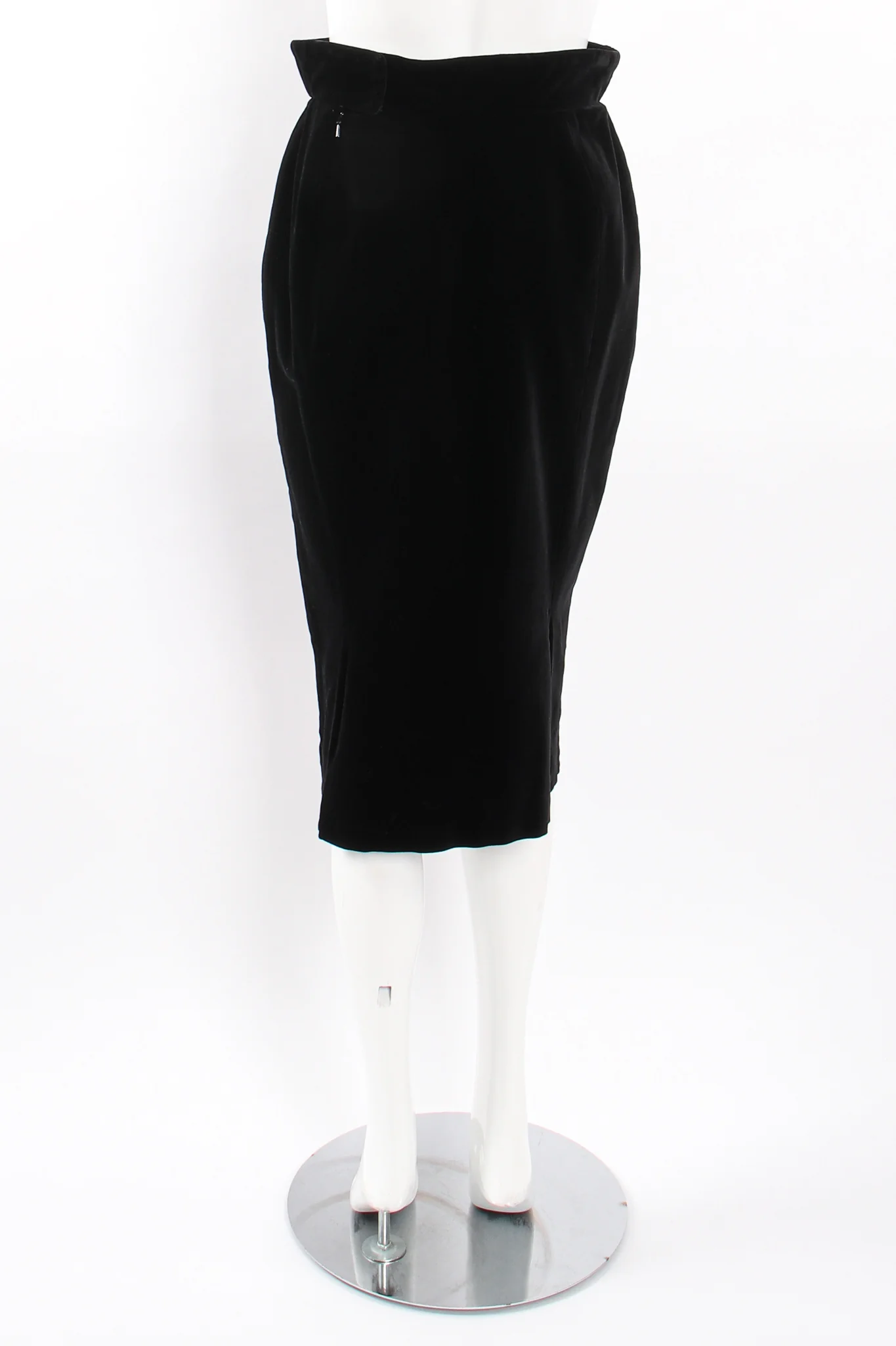 Velvet Yoke Cinch Skirt - Image 6