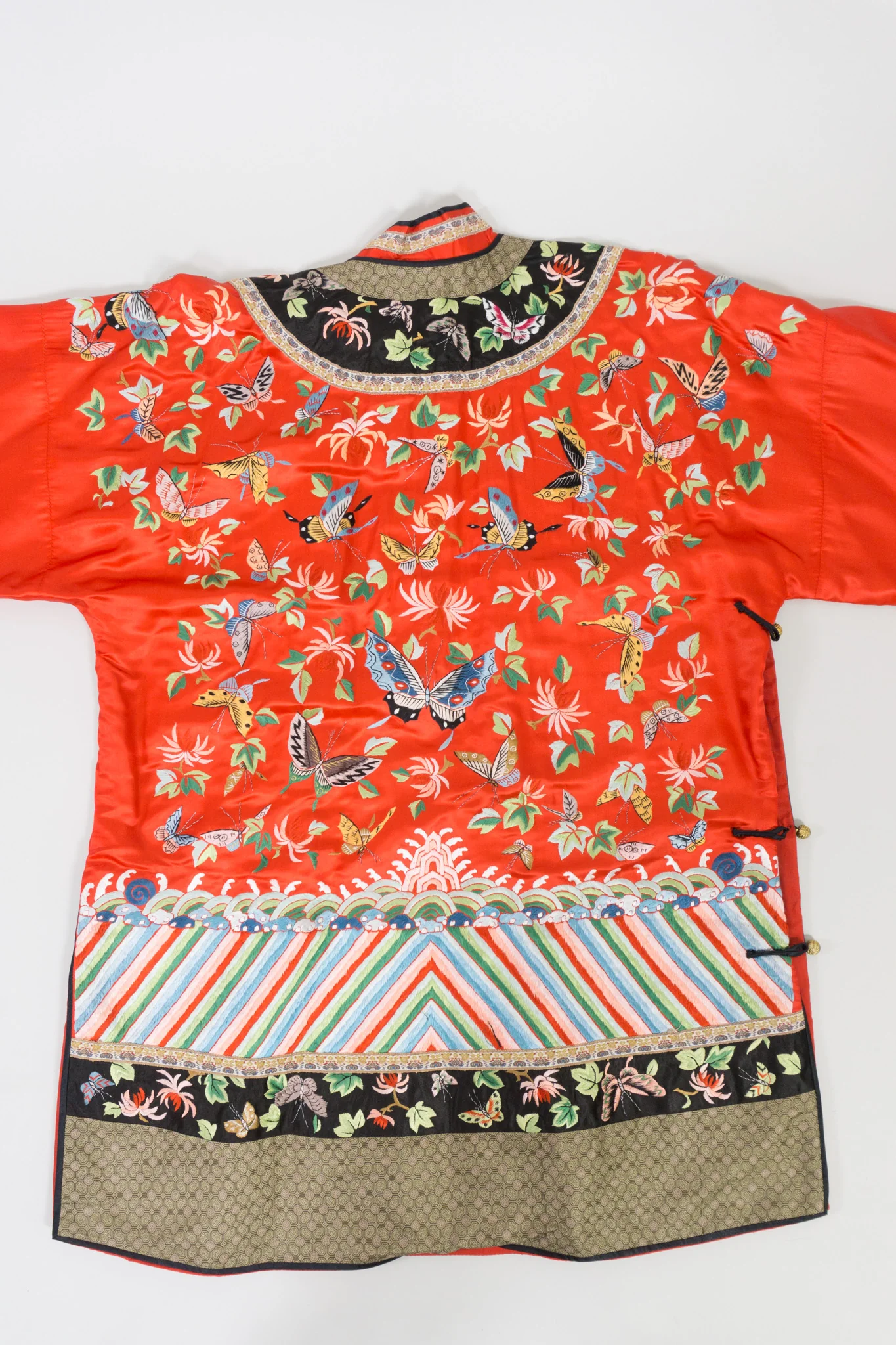 Vintage Chinese Rainbow Butterfly Embroidered Jacket - Image 16