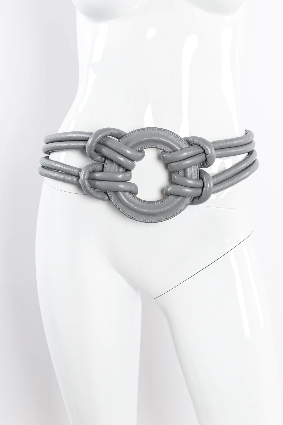 Knotted Leather Loop Belt