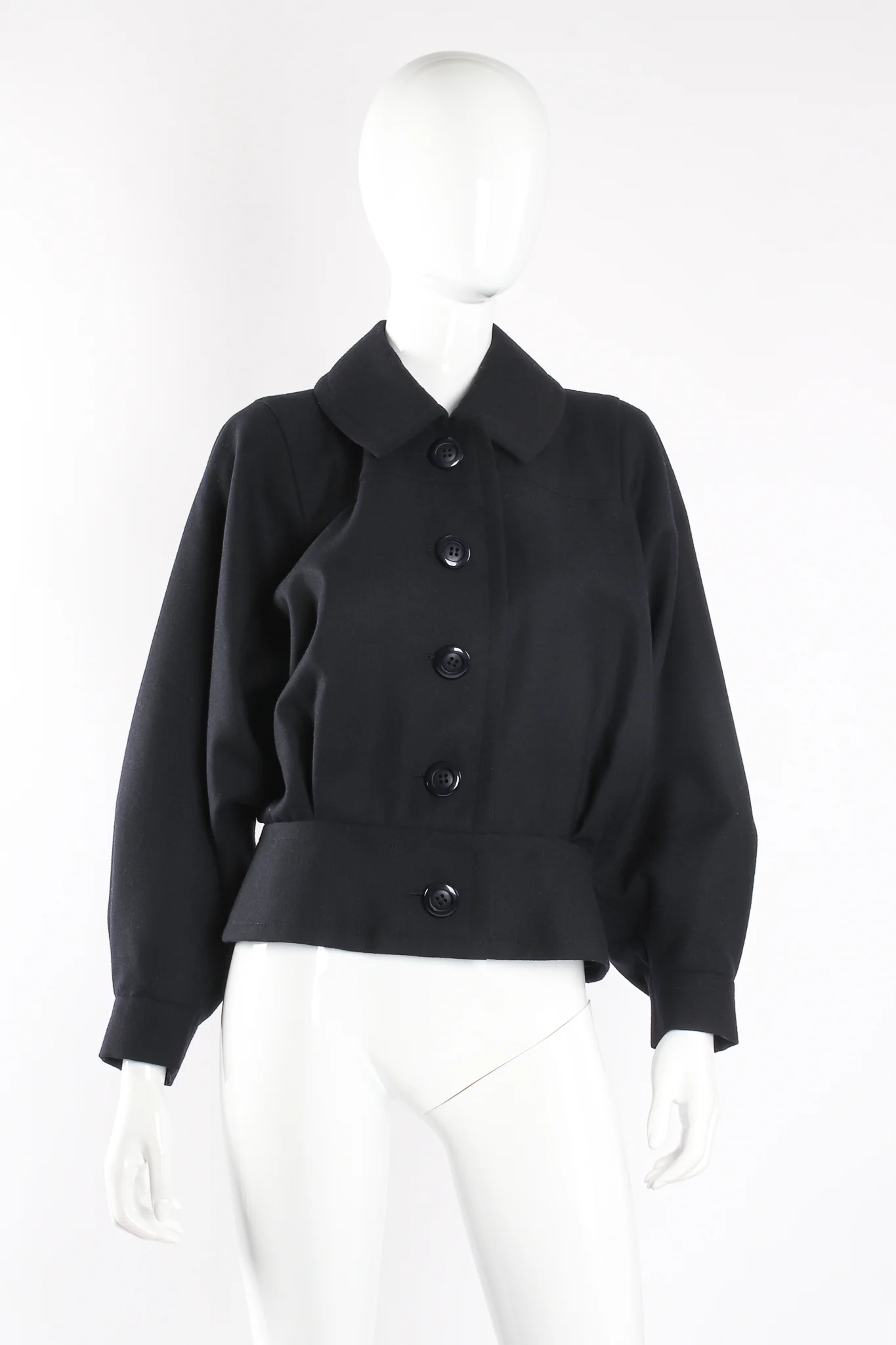 Batwing Uniform Peplum Jacket & Skirt Set - Image 7