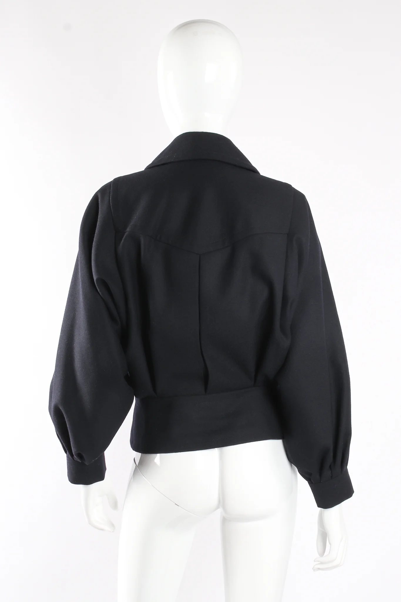 Batwing Uniform Peplum Jacket & Skirt Set - Image 9