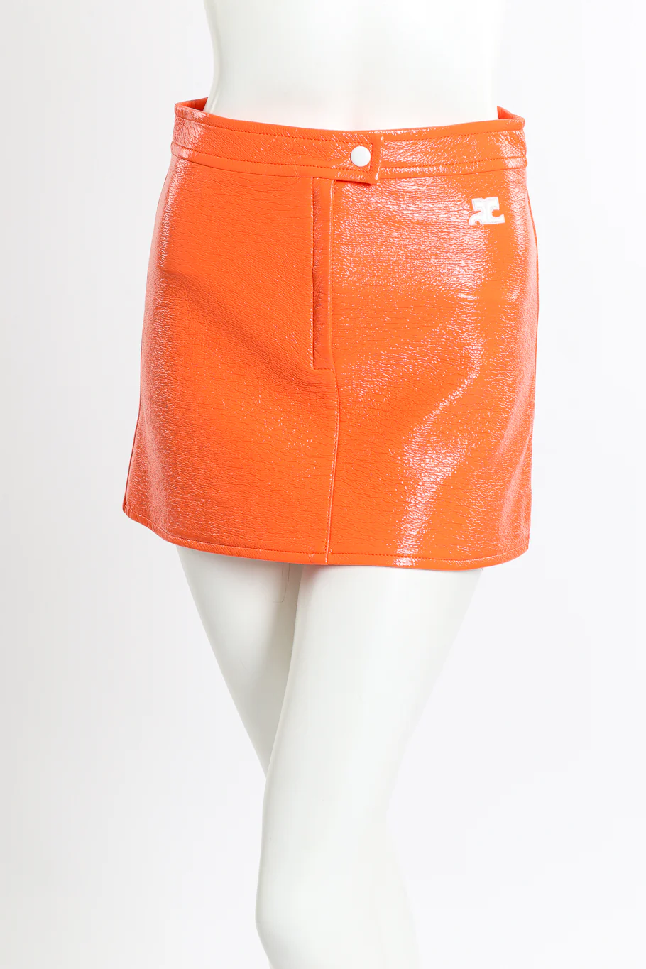 Vinyl Mini Skirt - Image 4