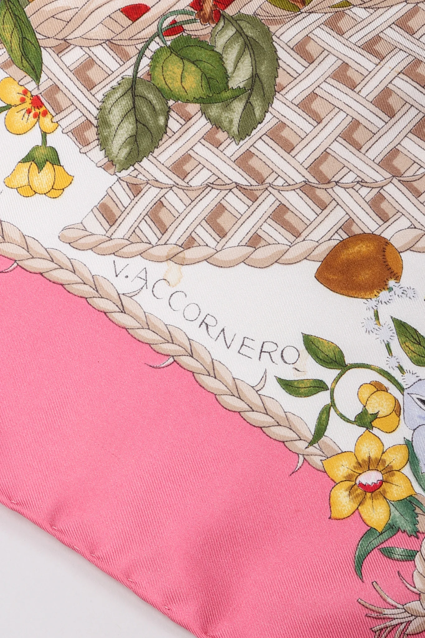 Vittorio Accornero Floral Butterfly Scarf - Image 10