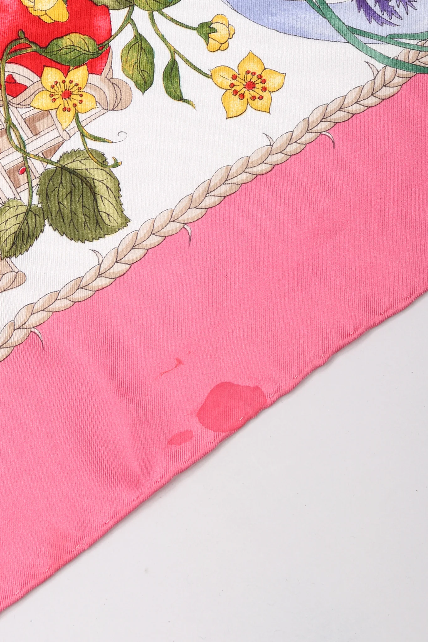 Vittorio Accornero Floral Butterfly Scarf - Image 14