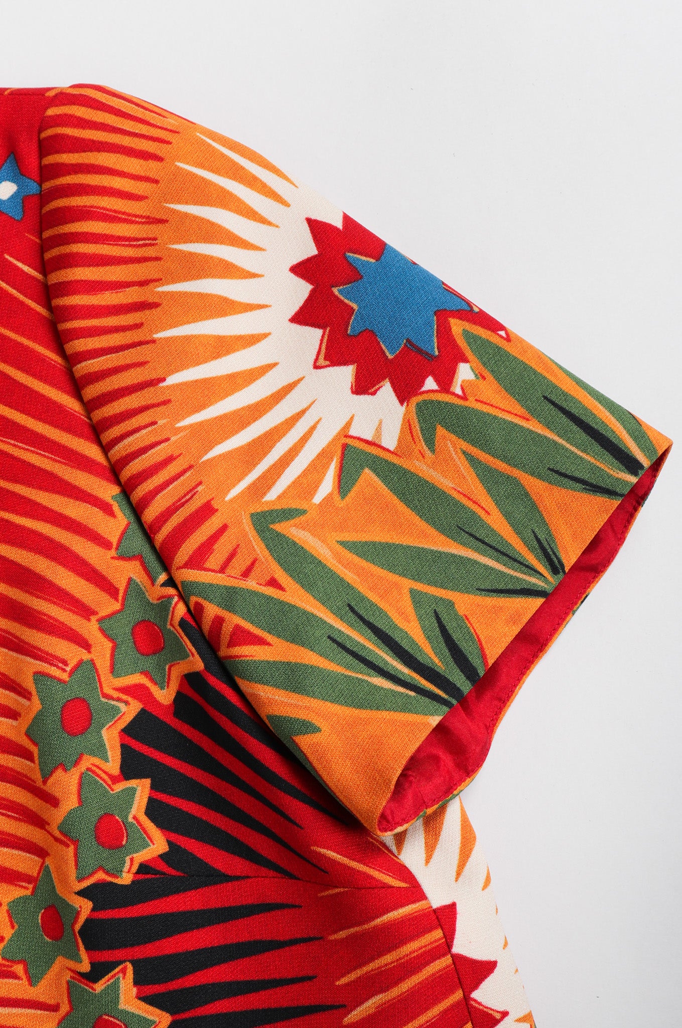 Volcano Print Mini Dress - Image 15