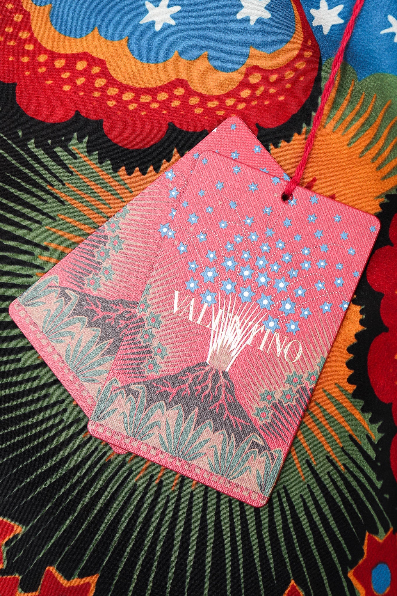 Volcano Print Mini Dress - Image 20