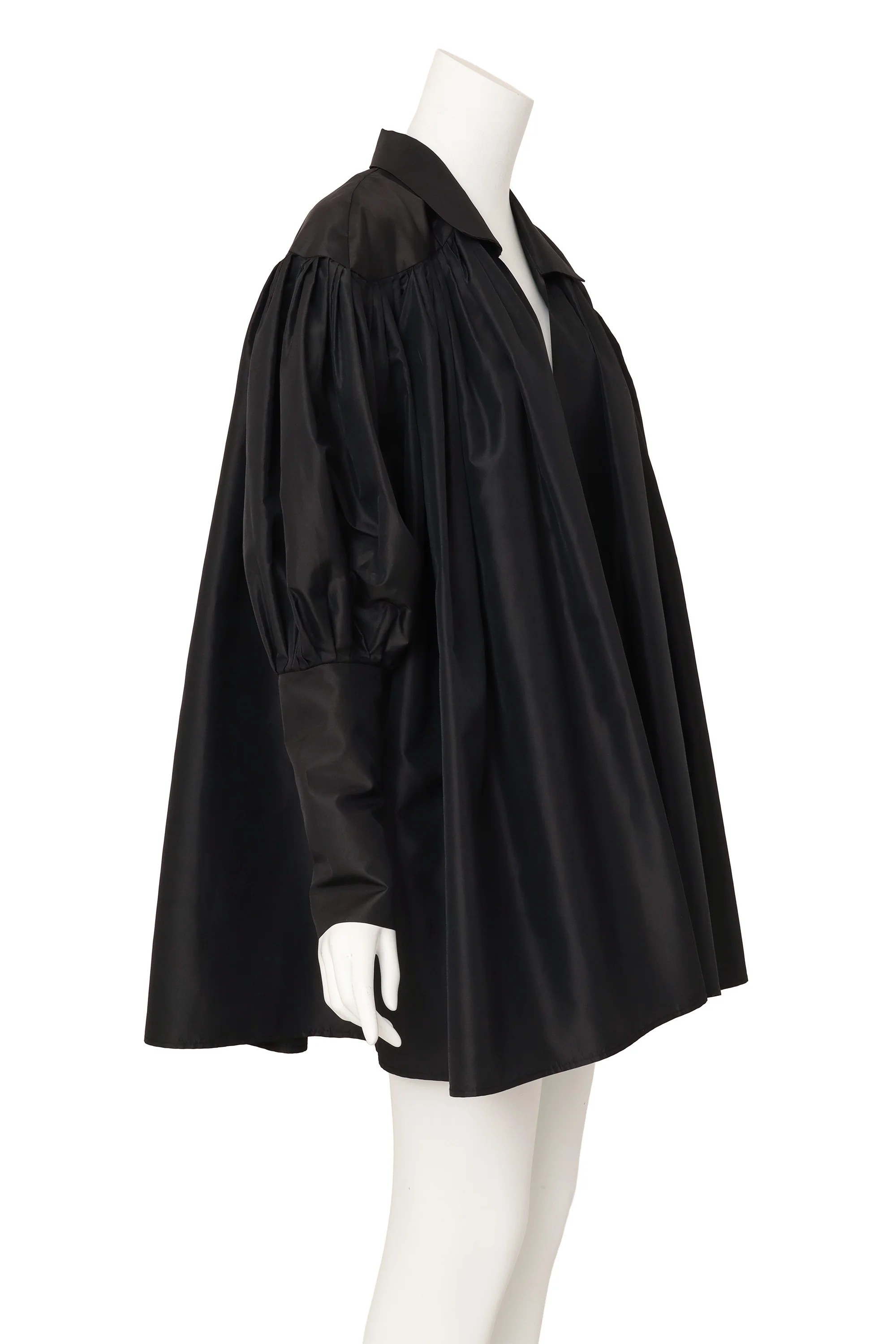 Voluminous Pleated Swing Jacket - Image 2