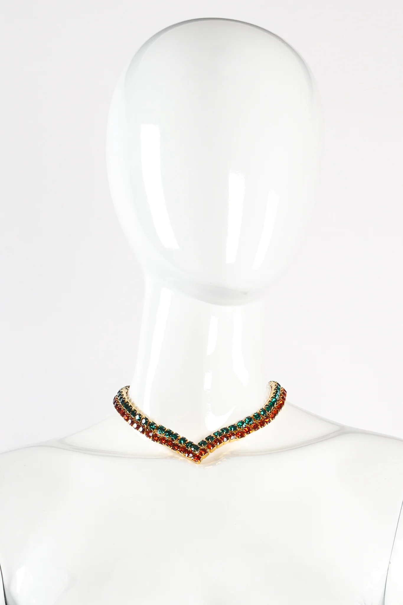 Warm Forest Crystal Pointed Collar - Image 2