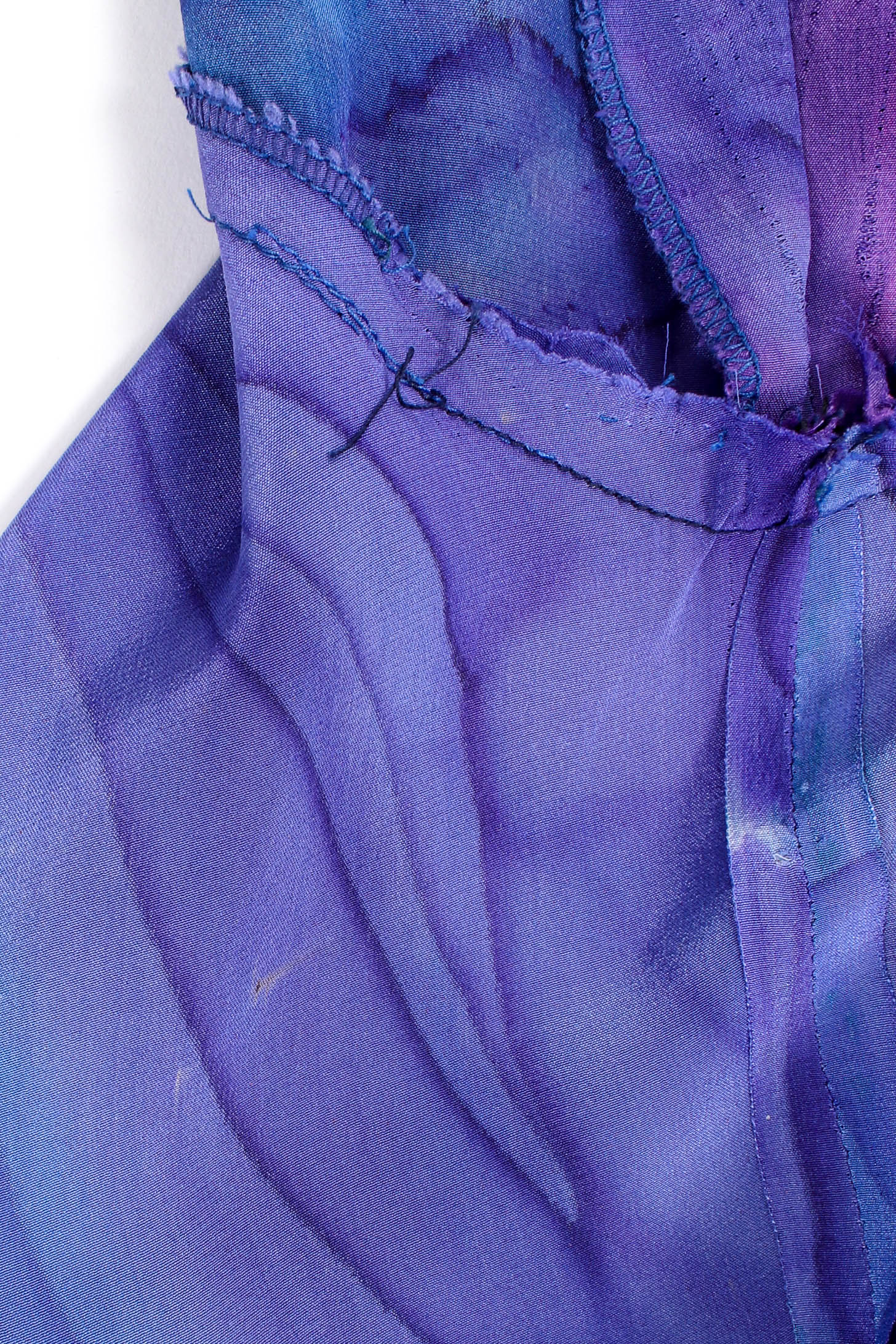 Watercolor Tie Dye Dress & Shawl Set - Image 14