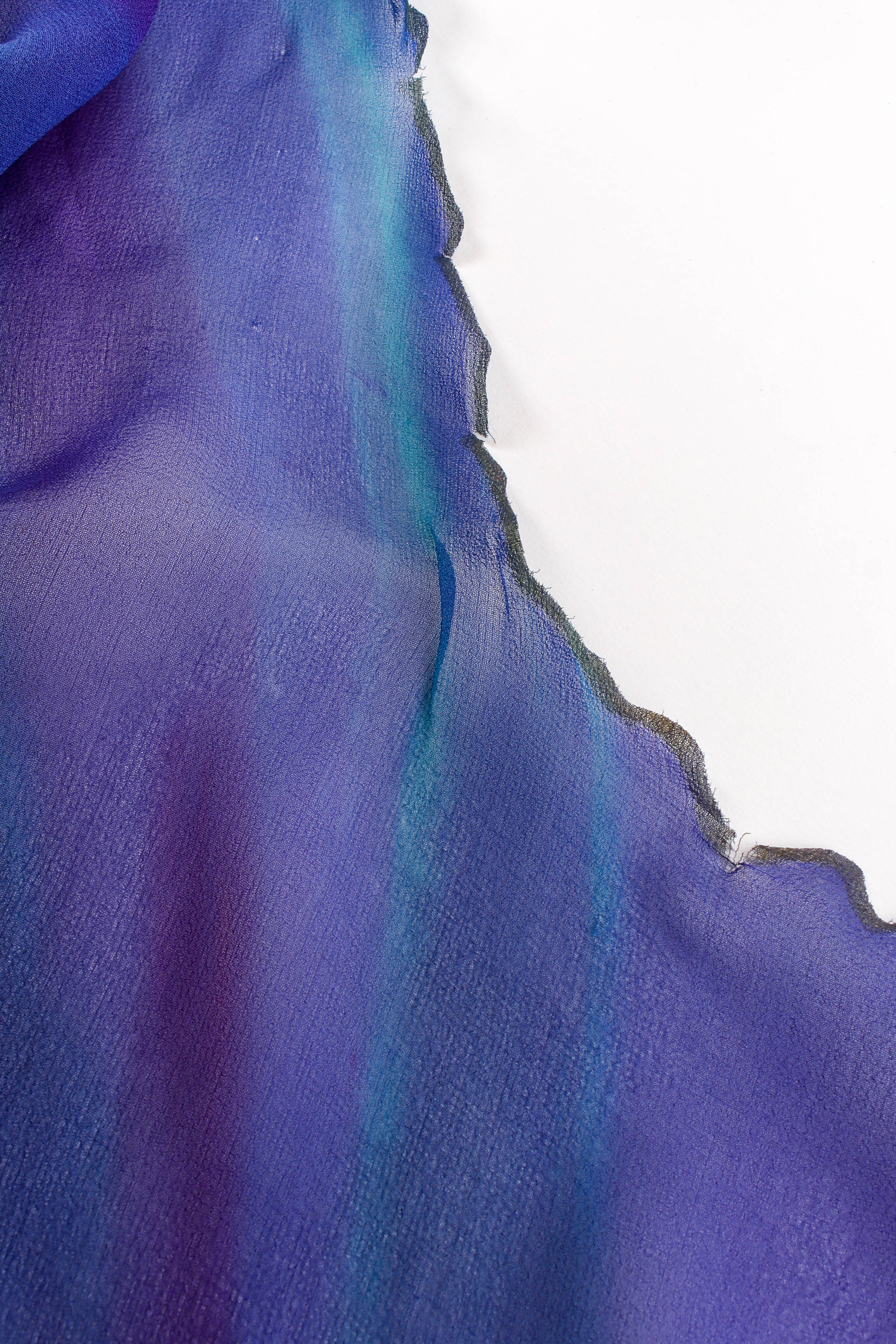 Watercolor Tie Dye Dress & Shawl Set - Image 17