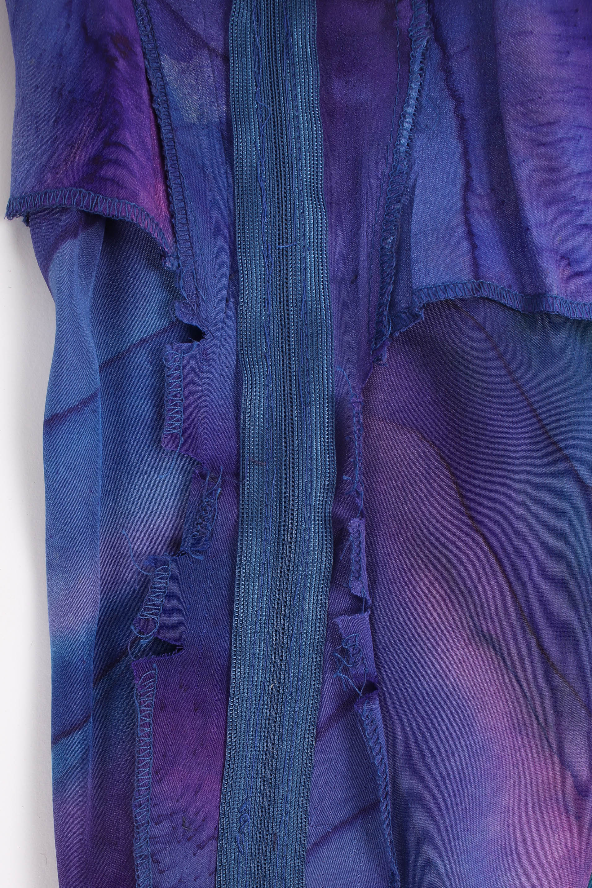 Watercolor Tie Dye Dress & Shawl Set - Image 18