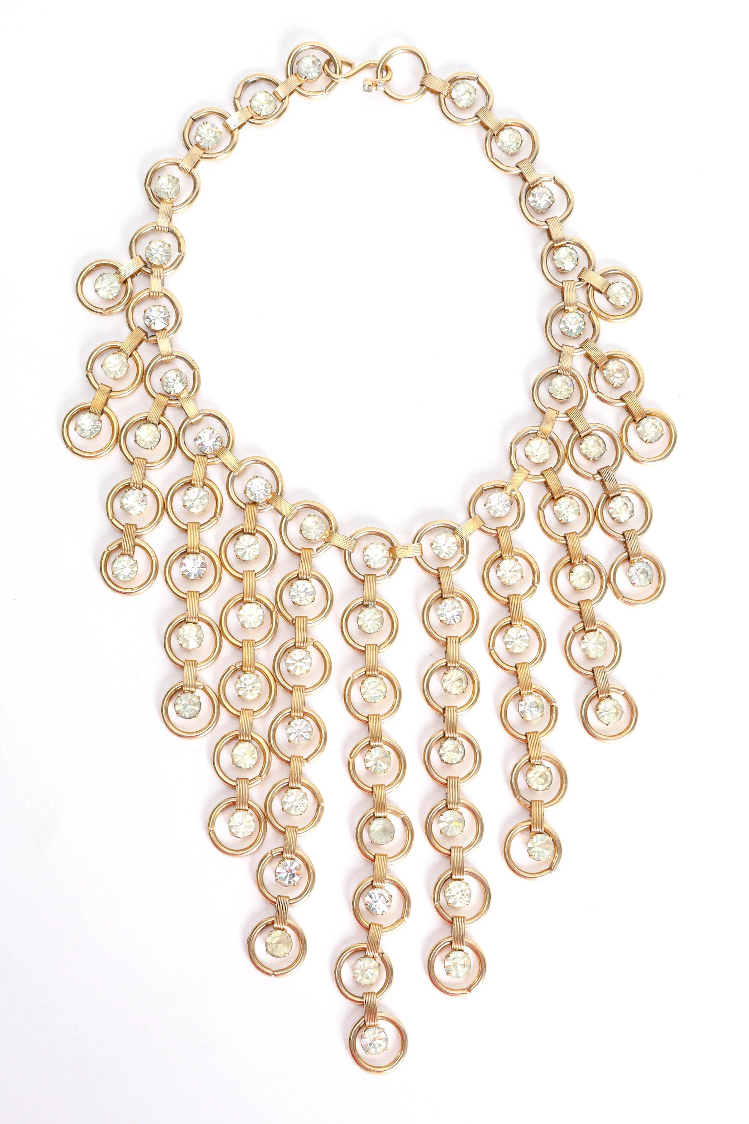 Waterfall Circle Link Necklace