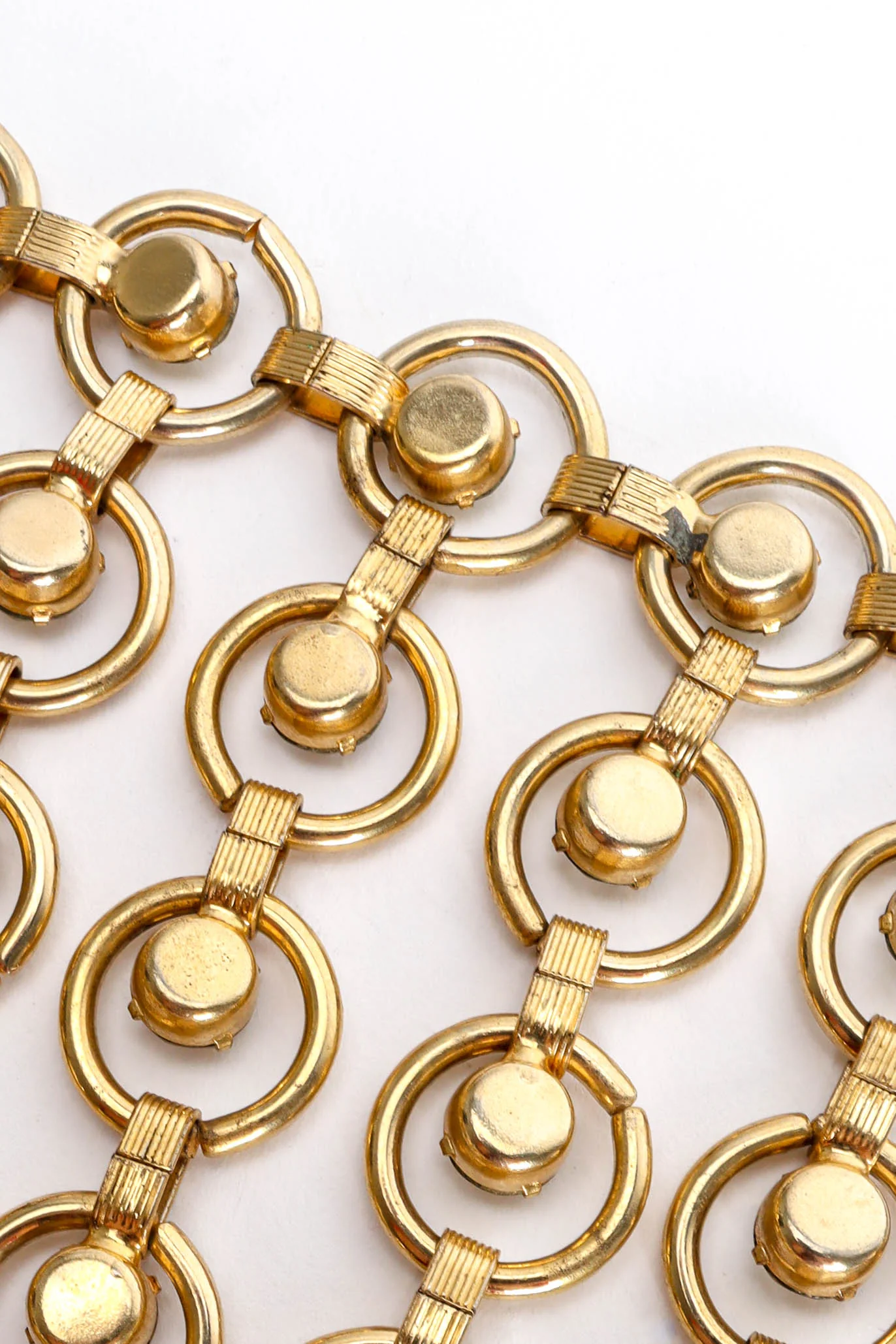 Waterfall Circle Link Necklace - Image 8