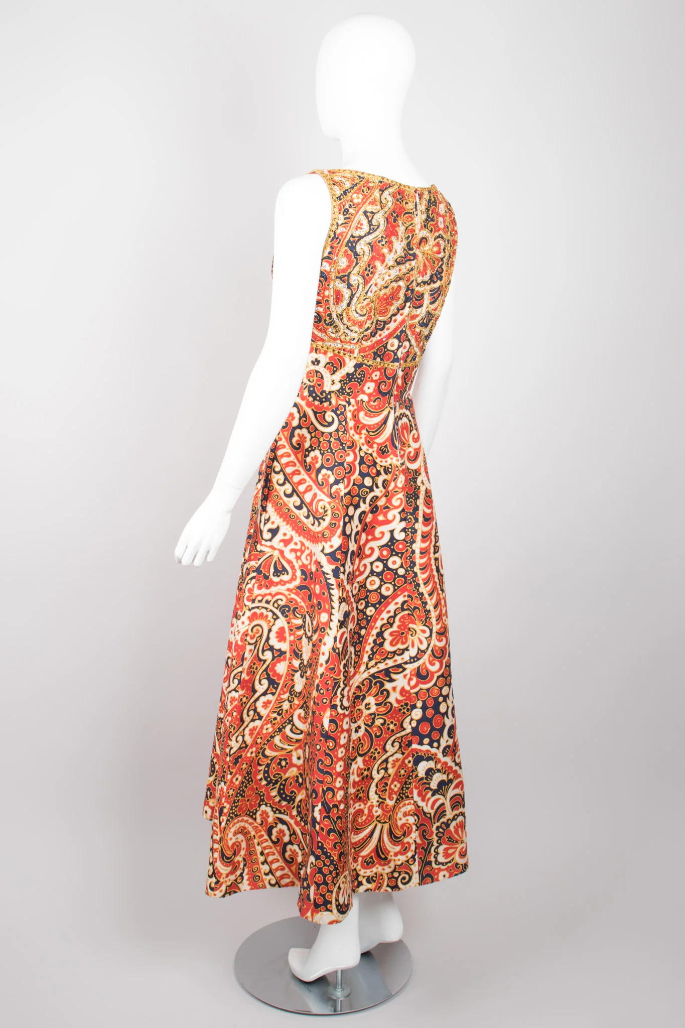 Wave Print Cutout Dress - Image 5