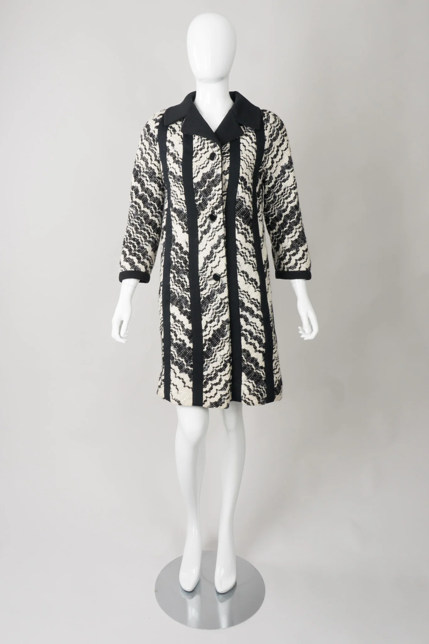 Wavy Chevron Coat
