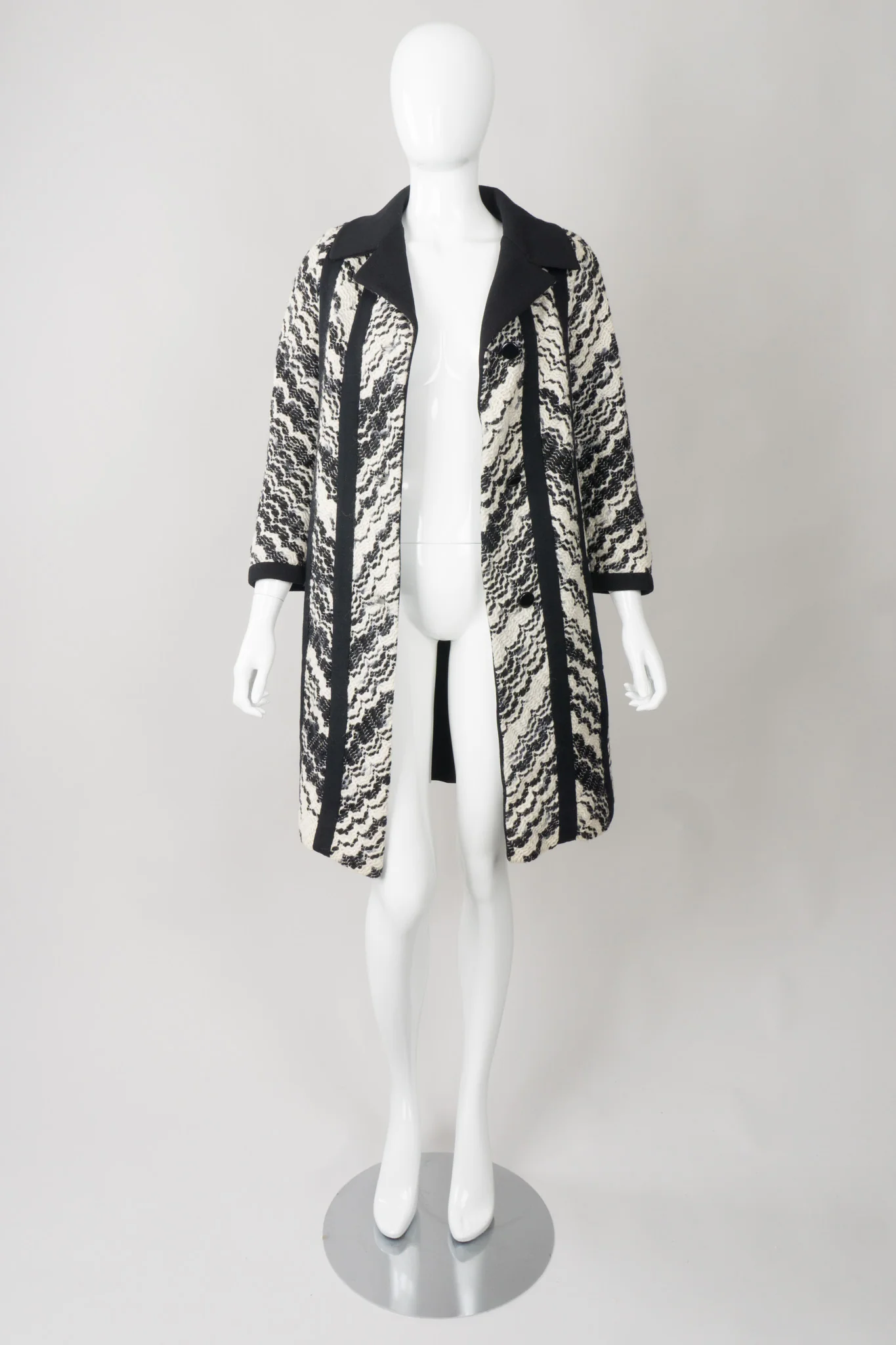 Wavy Chevron Coat - Image 8