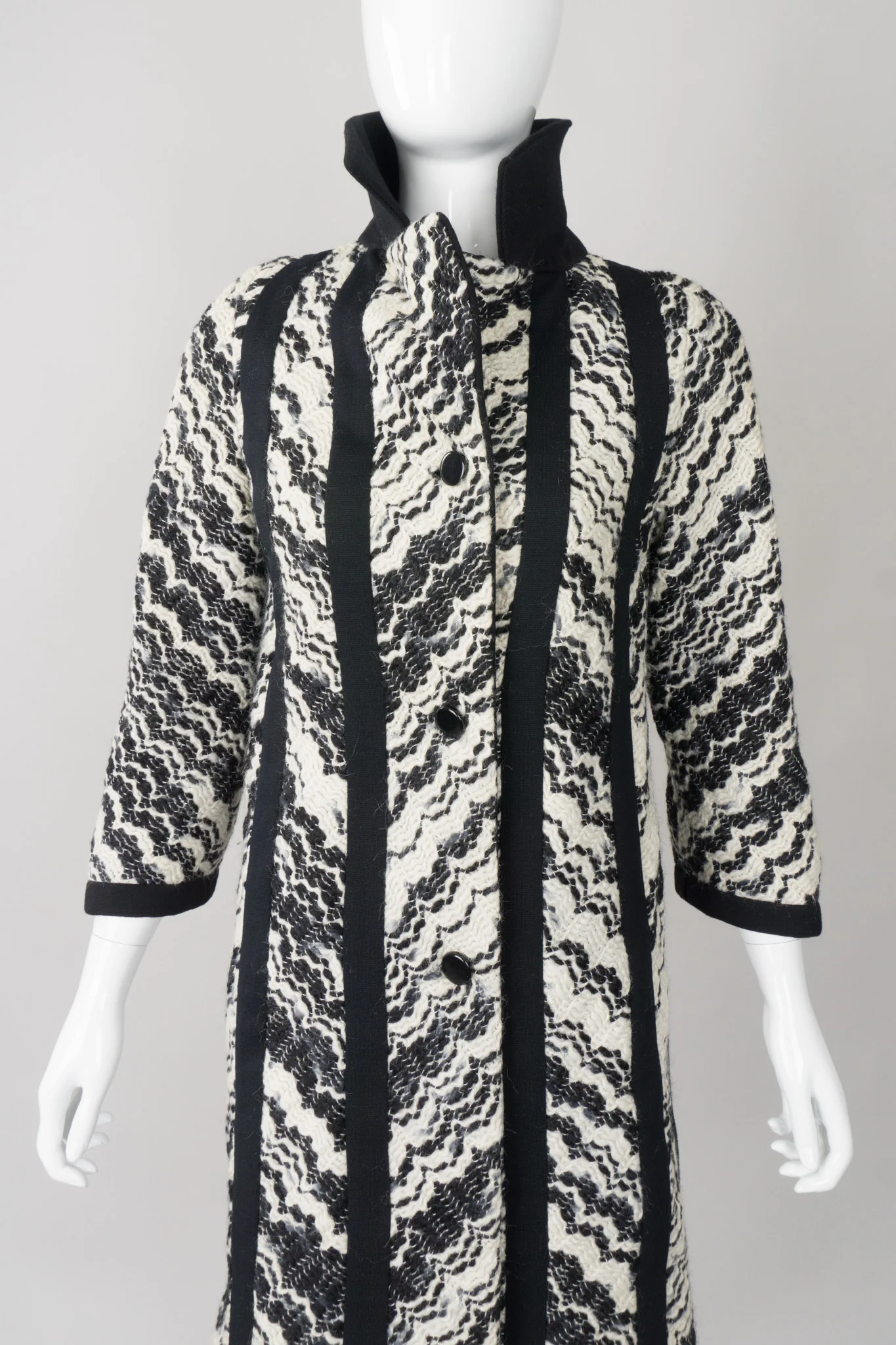 Wavy Chevron Coat - Image 9