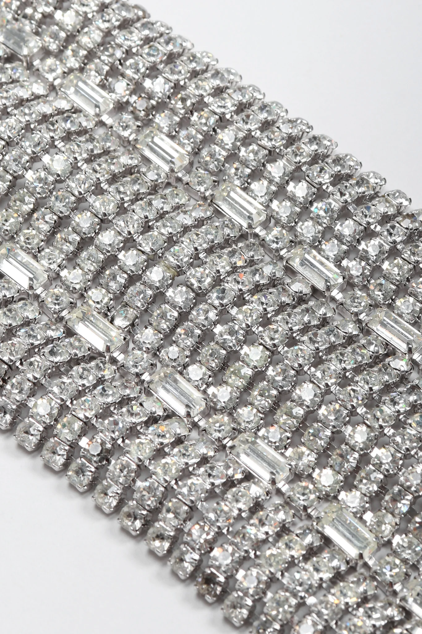 Wavy Crystal Cuff Bracelet - Image 6