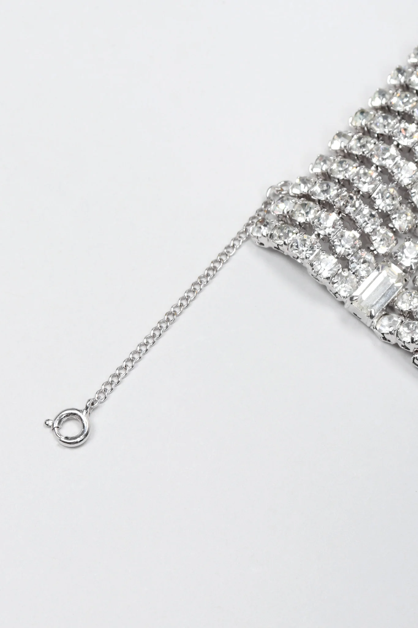 Wavy Crystal Cuff Bracelet - Image 7