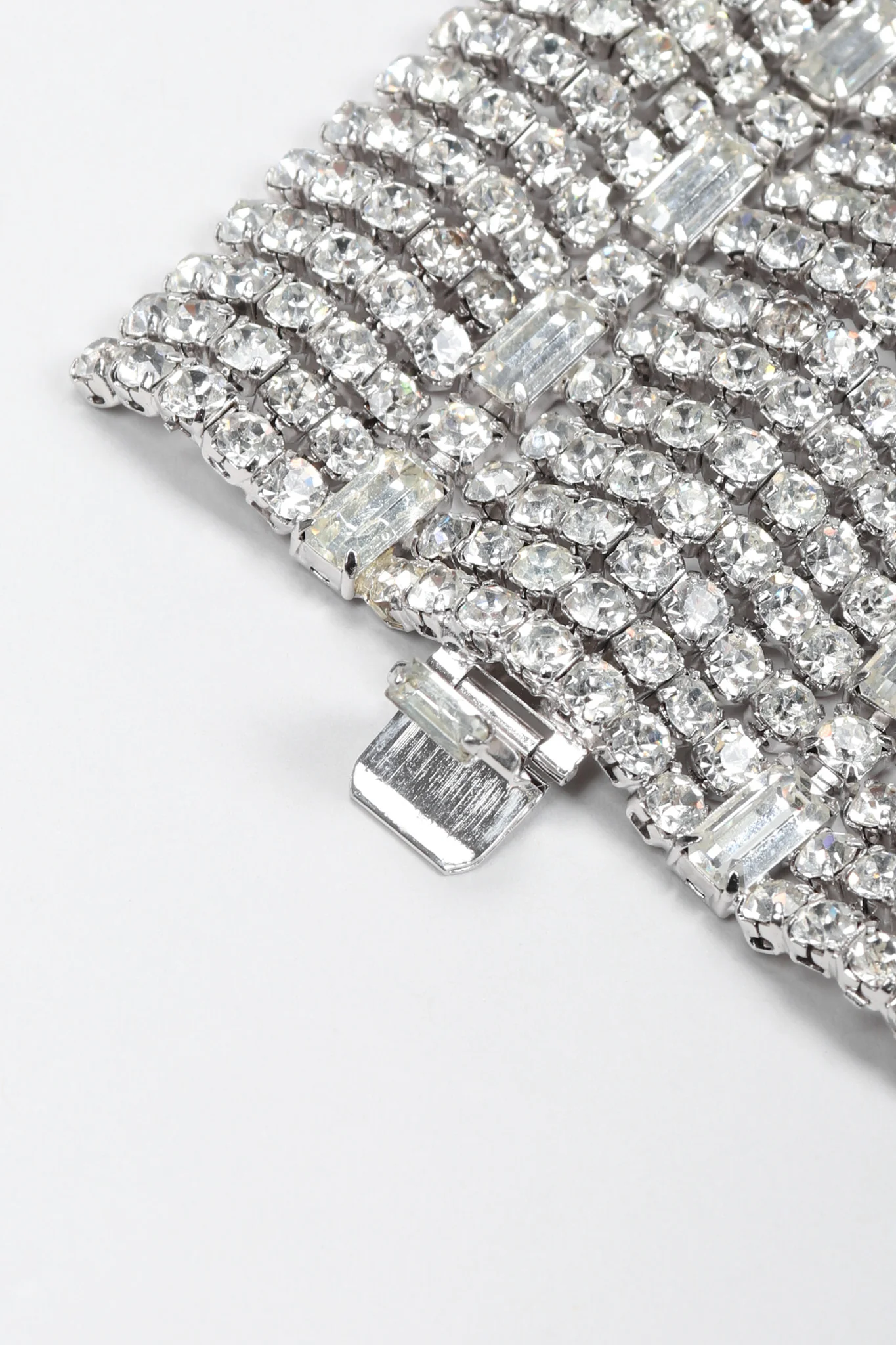 Wavy Crystal Cuff Bracelet - Image 8