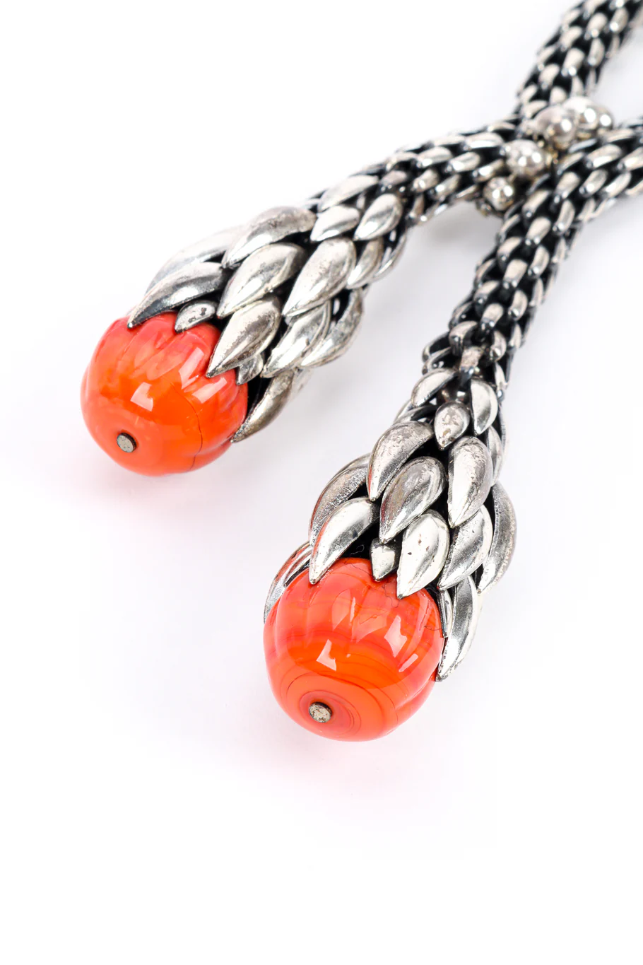 Wheat Chain Necklace, Bracelet and Earring Set - Image 6