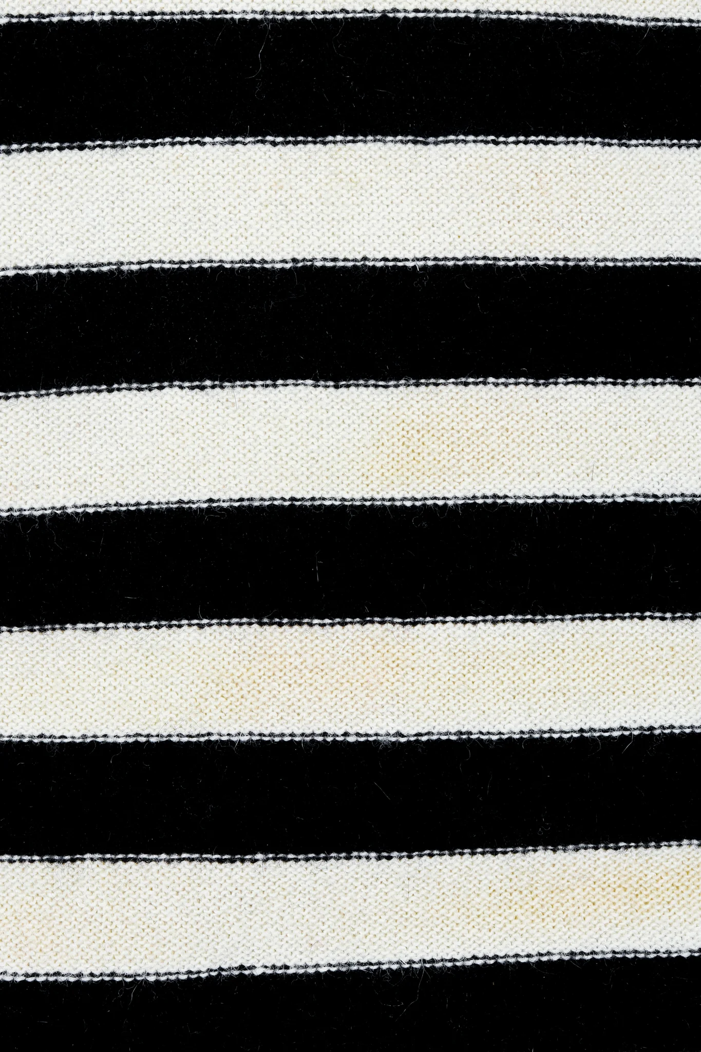 Cream Stripe Knit Boyfriend Wrap Sweater - Image 6