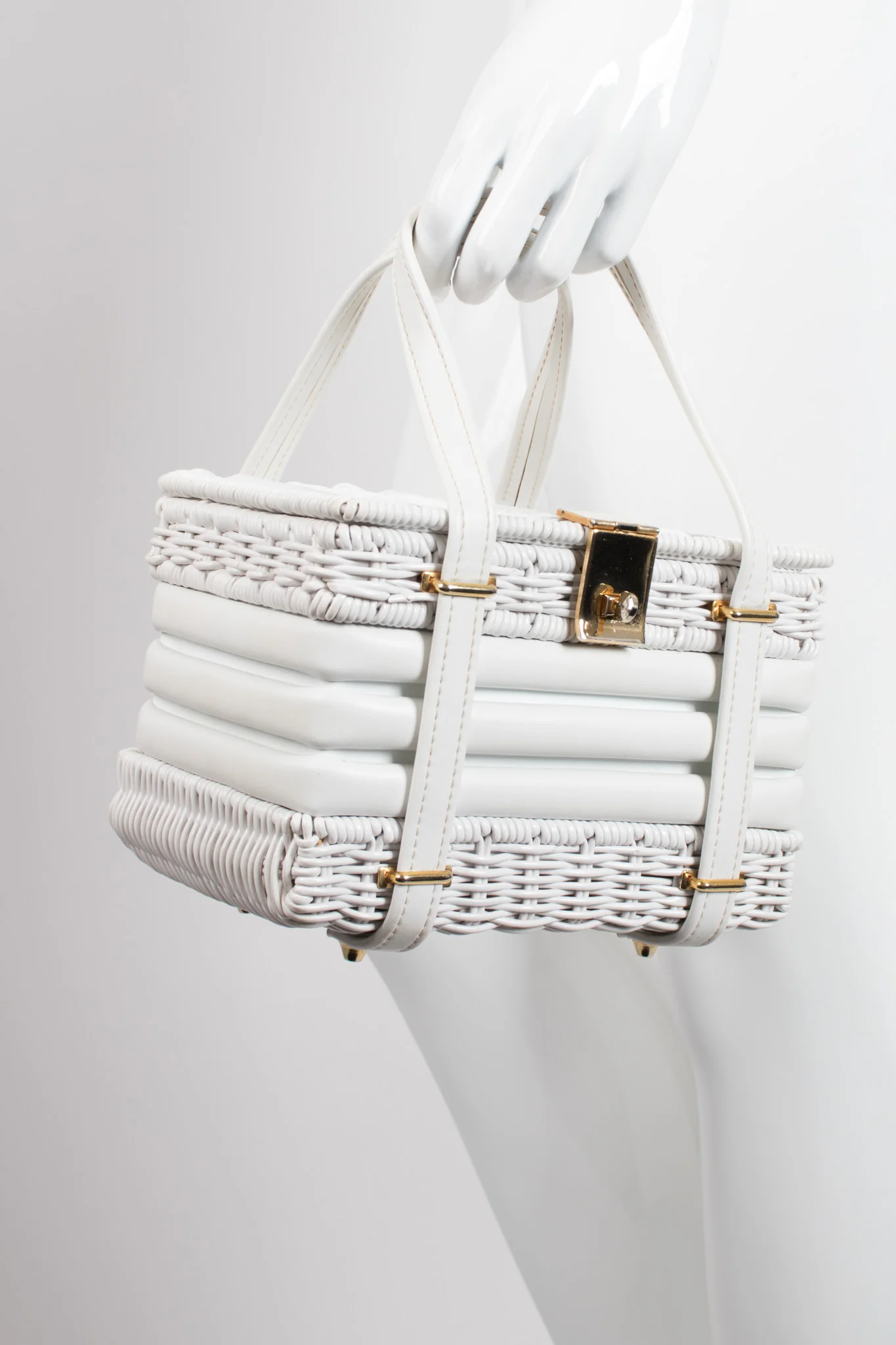 Wicker Basket Bag - Image 3