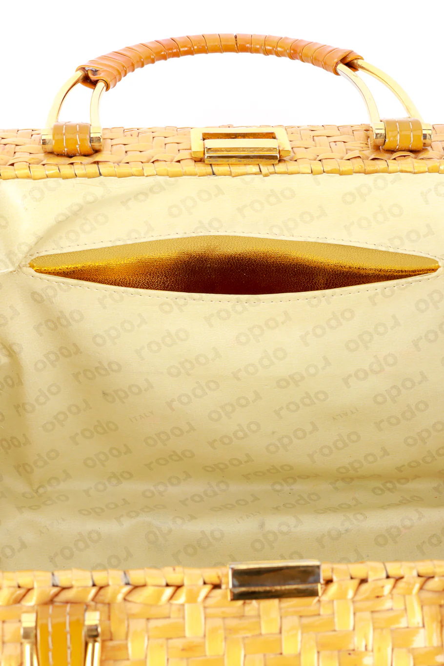 Wicker Frame Box Bag - Image 11