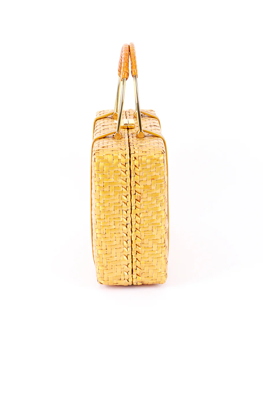 Wicker Frame Box Bag - Image 5