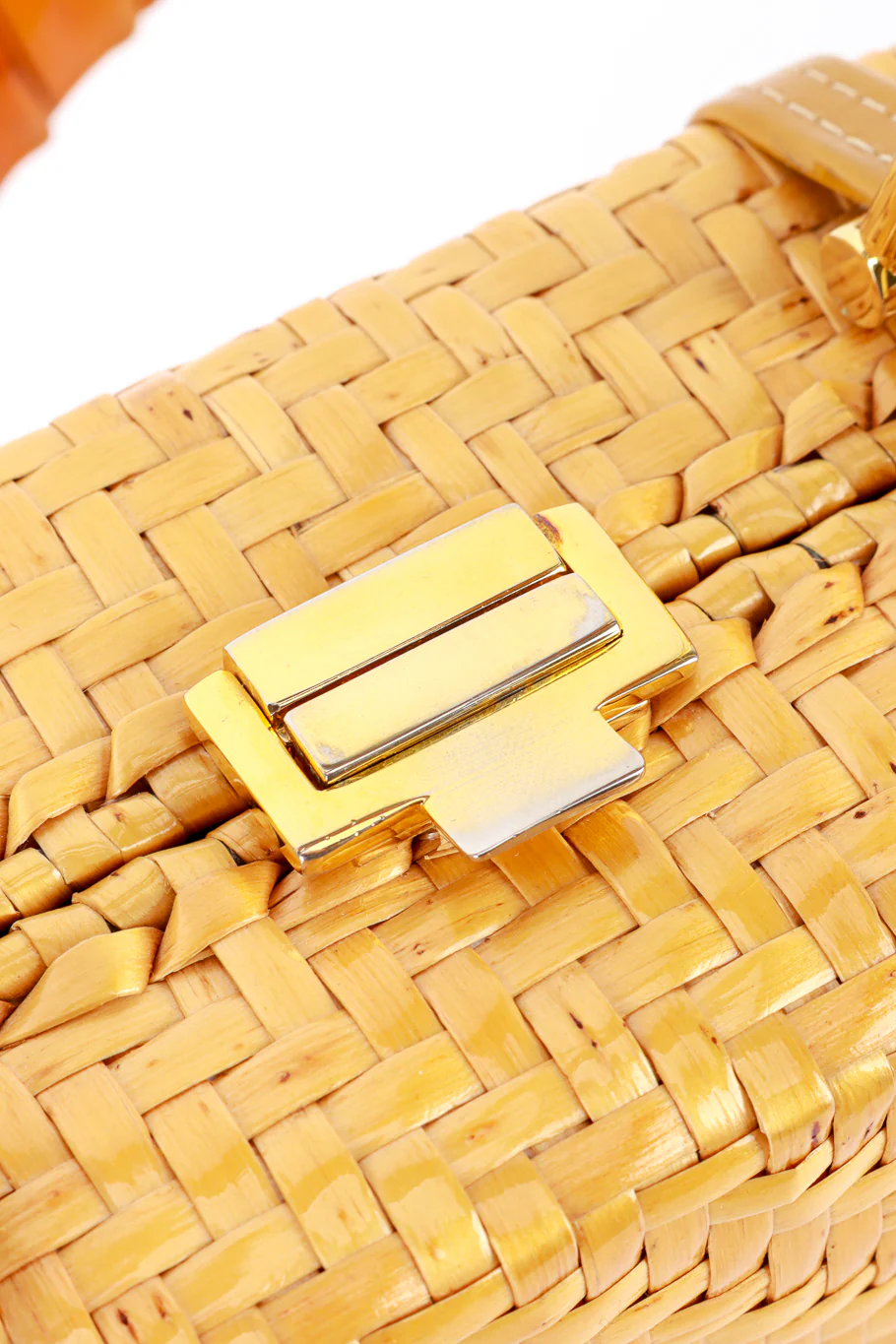 Wicker Frame Box Bag - Image 7