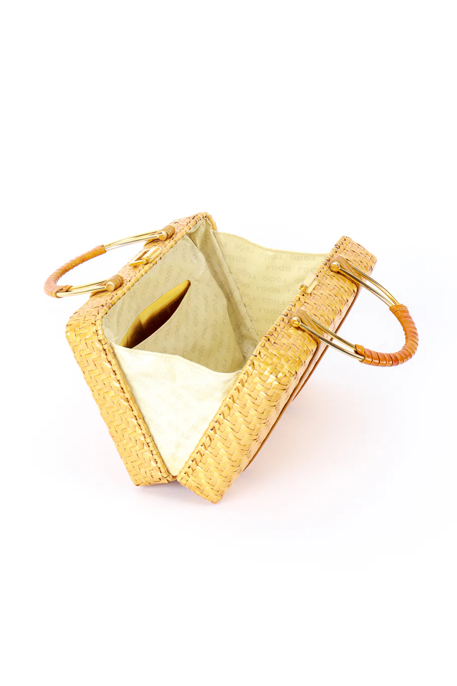 Wicker Frame Box Bag - Image 9