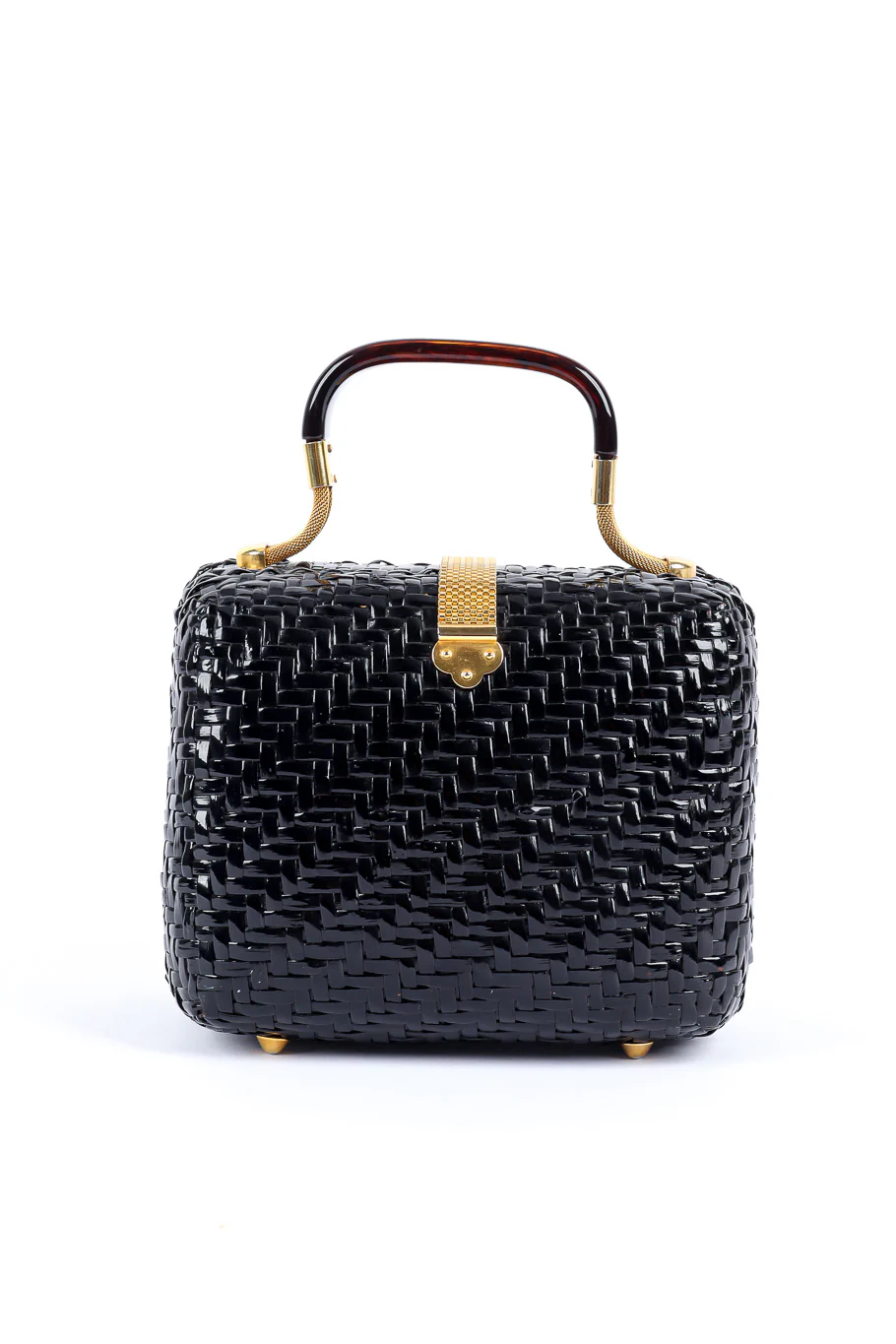 Wicker Top Handle Bag - Image 3