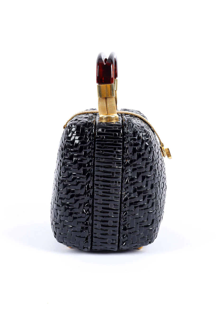 Wicker Top Handle Bag - Image 4