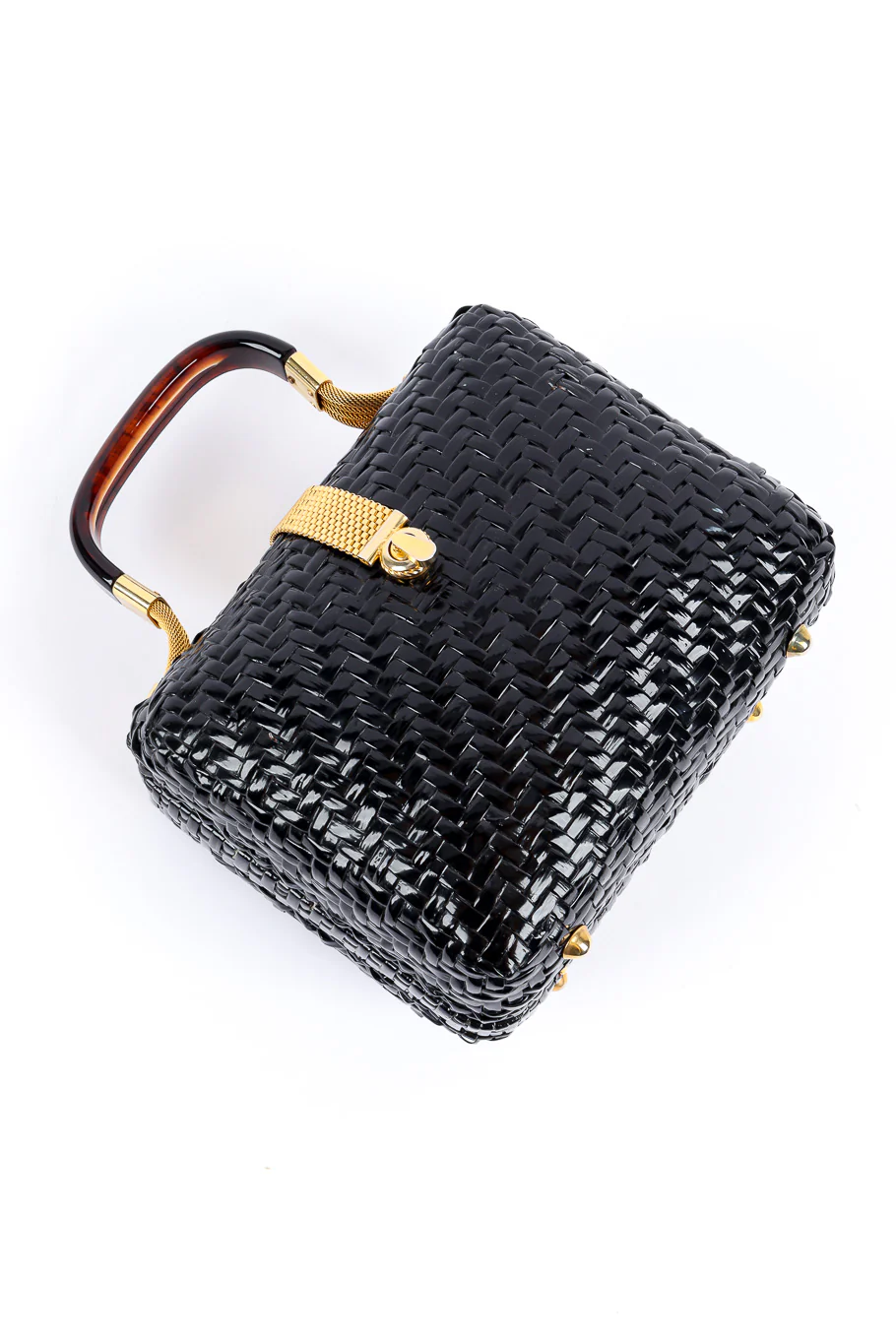 Wicker Top Handle Bag - Image 5