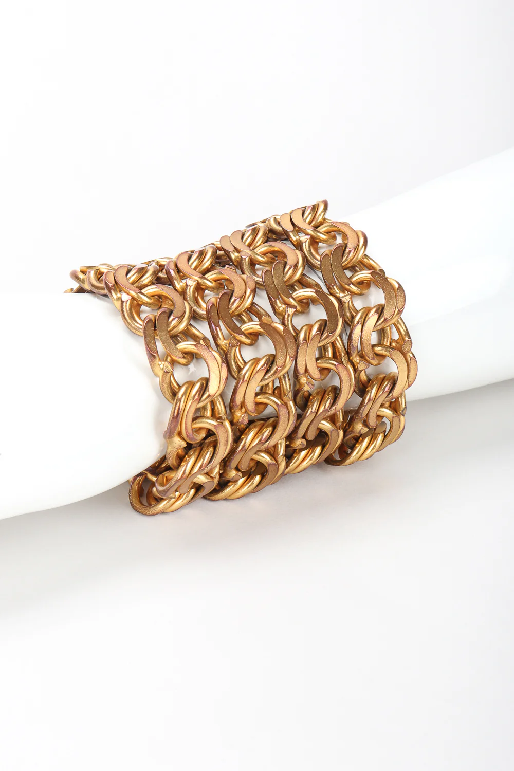Wide Chain Cuff Bracelet