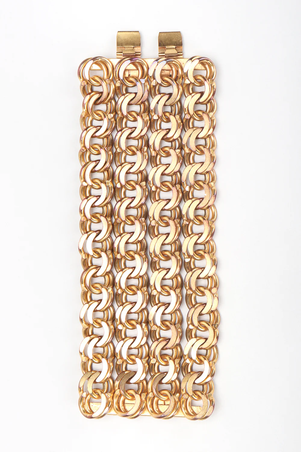 Wide Chain Cuff Bracelet - Image 5