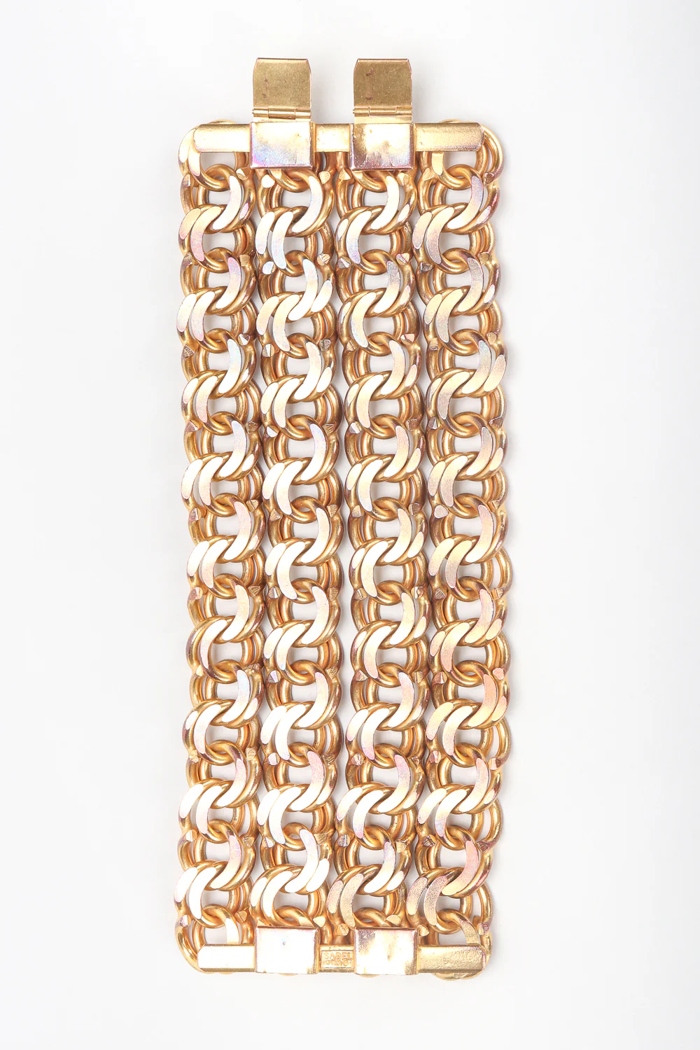 Wide Chain Cuff Bracelet - Image 7