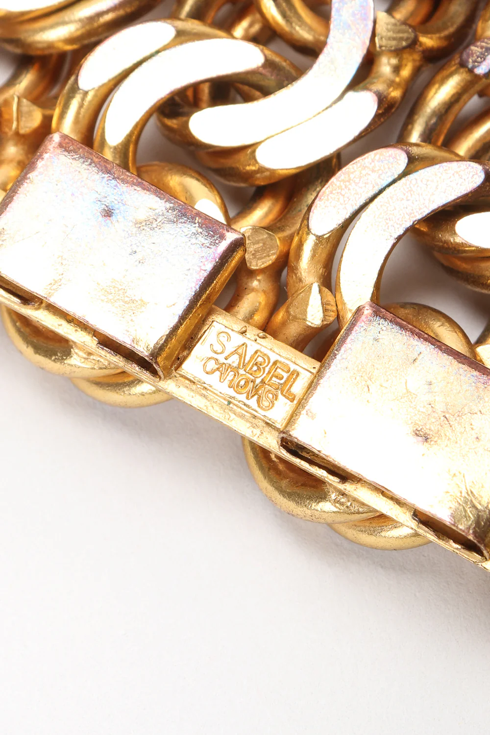 Wide Chain Cuff Bracelet - Image 9