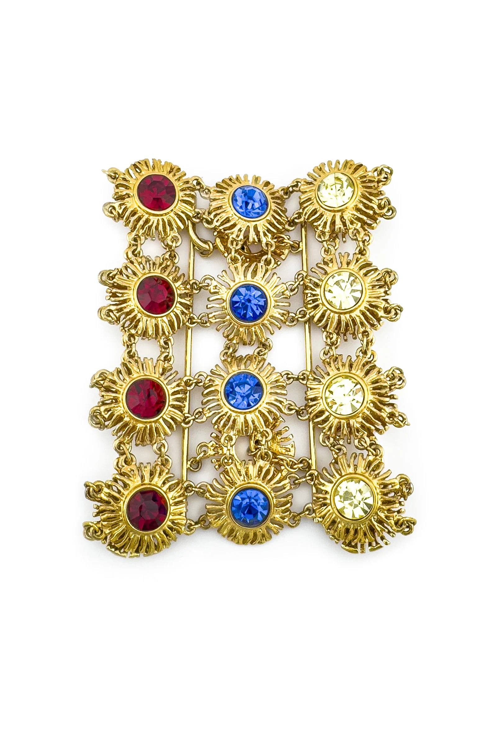 Wide Gem Sunburst Bracelet - Image 3